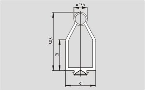 Dimensional drawing (basic component)