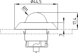 Dimensional drawing (basic component)