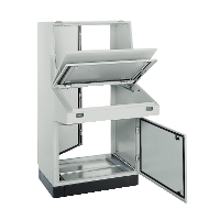 Schneider Electric. Spacial SD Control desk with console & mounting plate - H1400xW800xD1045 - IP55 - NSYSDF810P