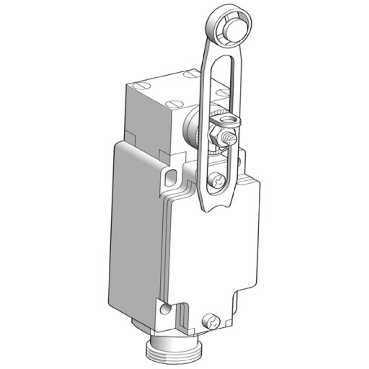 Schneider Electric. Telemecanique: limit switch XCKJ - th.plastic roller lever var. length - 1NC+1NO - snap - 7/8" XCKJ10541A