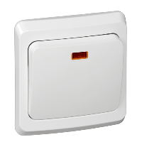 Schneider Electric. 1-КЛАВИШНЫЙ ПЕРЕКЛЮЧ. С ПОДСВ. (СХ.6) - BC10-007B