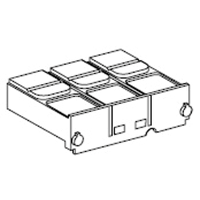 Schneider Electric. Коротк.клемм. заглушка - 4 полюса - 0 - LV429516