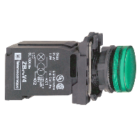Schneider Electric. Сигн. лампа 22мм 110-120В зеленая - XB5AV33