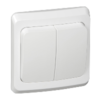 Schneider Electric. ДВУХКЛАВИШНЫЙ ВЫКЛЮЧ. С ПОДСВ. (СХ.5) - BC10-006B