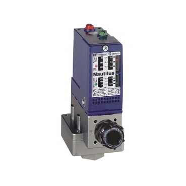Schneider Electric. Telemecanique: vacuum switch XML-B - 1 bar - adjustable scale 2 thresholds - 1 C/O - XMLBM02V2S12EX