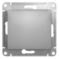 Schneider Electric. Glossa - 1-полюсн. выкл. - механизм - 10 AX - алюминий - GSL000311