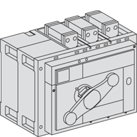 Schneider Electric. Выключатель-разъединитель Compact INS2500 - 2500 A - 4 полюса - Выключатели Compact INS/INV - 31341