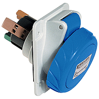 Schneider Electric. Розетка скрытой установки угловая бстр 16А 2p+e IP67 200...250В - PKY16F723