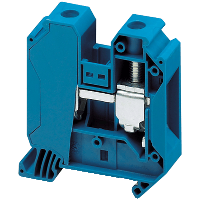 Schneider Electric. Linergy проходной клеммн.блок - 35мм² 125A 1-уровн. 1x1 винт. - синий - NSYTRV352BL