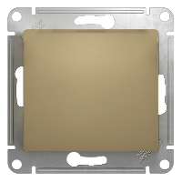 Schneider Electric. Glossa - 1-полюсн. выключ. на 2 напр. - механизм - 10 AX - титан - GSL000461