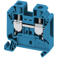 Schneider Electric. Linergy проходной клеммн.блок - 16мм² 76A 1-уровн. 1x1 винт. - синий - NSYTRV162BL