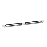 Schneider Electric. Кабельный ввод 19" 1U RAL7035 - NSYCRTM1U2