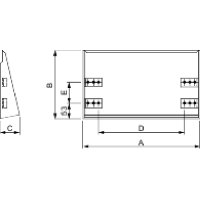 Schneider Electric. НАВЕС ИЗ НЕРЖ. СТ. 304L 1000Х300 - NSYTX10030