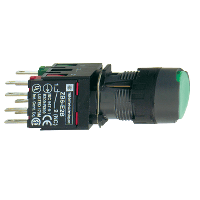 Schneider Electric. Кнопка 16мм зеленая с подсветкой - XB6AF3B5B