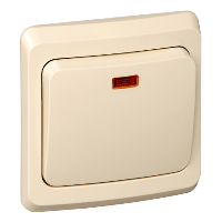 Schneider Electric. 1-КЛАВИШНЫЙ ПЕРЕКЛЮЧ. С ПОДСВ. (СХ.6) - BC10-007K