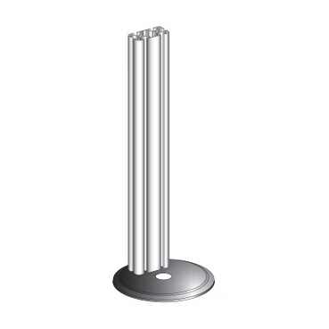 Schneider Electric. Telemecanique: Column without mirror 1200 mm for safety light curtains - Hp = 1210 mm - XUSZSS125