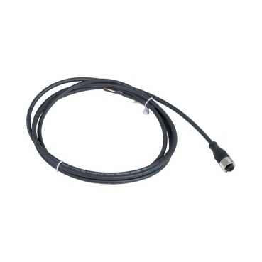 Schneider Electric. Telemecanique: pre-wired connectors XZ - straight female - M12 - 4 pins - cable PUR 15m - XZCP1141L15