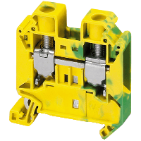 Schneider Electric. Linergy клеммн.блок с заземл. - 16мм² 101A 1-уровн. 1x1 винт. - зелёный-жёлт. - NSYTRV162PE