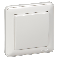 Schneider Electric. W59 1-клавишный ПЕРЕКЛЮЧАТЕЛЬ, 16АХ, в сборе, СЛОНОВАЯ КОСТЬ - VS616-156-28
