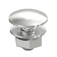 Schneider Electric. Wibe - комплект болт с гайкой 22S - сталь гор.оцинк - 713694