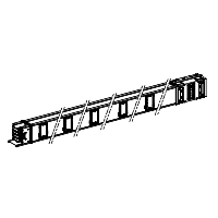 Schneider Electric. Canalis - straight length - 800 A - 5 m - 10 tap-off outlets - KSA800ED35010