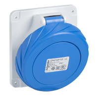Schneider Electric. Роз скр уст уг винт 125А 2p+e IP67 200…250В - PK PratiKa Промышленные разъемы - 81290