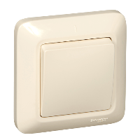 Schneider Electric. Прима - выключатель - скр. уст. - 1-кл. - 10АХ - сл. кость - IP20 - VS1U-116-S