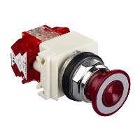 Schneider Electric. illuminated pushbutton Ø 30 - mushroom head Ø 41 mm - red - 3 positions - 24 V - 9001KR8P35RH25