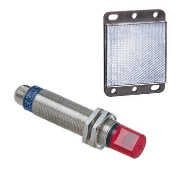 Schneider Electric. Telemecanique: photo-electric sensor - XU1 - reflex - 90° - Sn 4m - 12..24VDC - M12 - XU1N18NP341WD