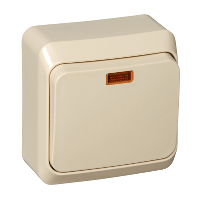 Schneider Electric. 1-КЛАВИШНЫЙ ПЕРЕКЛЮЧ. С ПОДСВ. (СХ.6) - BA10-007K