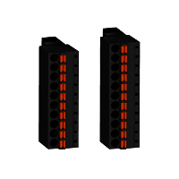 Schneider Electric. Комплект клеммных блоков для М221М и ТМ3 вх/вых пруж клеммы - TMAT2MSETG