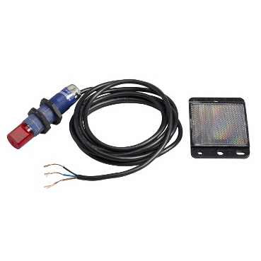 Schneider Electric. Telemecanique: photo-electric sensor - XUBT - polarised - 90° - Sn 1.4m - 12..24VDC - cable 2m - XUBTAPSWL2