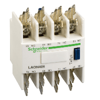Schneider Electric. ДОП. КОНТАКТН. БЛОК ФРОНТАЛЬНЫЙ МОНТАЖ "ФАСТОН" - LADN409