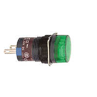 Schneider Electric. СИГН. ЛАМПА, КРУГ., ЗЕЛЕНАЯ, LED, 24В - XB6EAV3BP