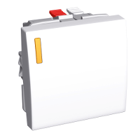 Schneider Electric. ВЫКЛ-ЛЬ БЕЗ ФИКС. С ИНД. 16A БЕЛ R9003 - Altira - ALB44072