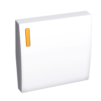 Schneider Electric. КЛАВИША 2МОД.С ИНДИКАТОРОМ БЕЛАЯ R9003 - Altira - ALB44083