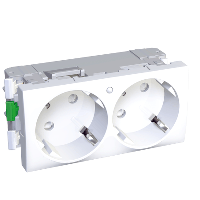 Schneider Electric. РОЗЕТКА Х2 45 2P+E СО ШТОР С ИНД R9003 - Altira - ALB44253