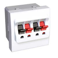 Schneider Electric. АУДИО РОЗЕТКА ДВОЙНАЯ БЕЛАЯ R9003 - Altira - ALB44388