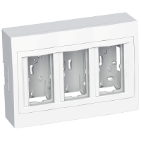 Schneider Electric. Altira - surface concentration box - 3 x 2 func 45x45 - depth 45mm - polar white - Altira - ALB44456N