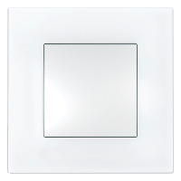Schneider Electric. Altira - cover frame - 1 gang - polar white - Altira - ALB44650