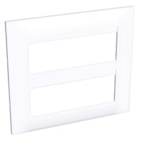 Schneider Electric. Altira - cover frame - 2x3 inserts 2 gangs horizontal - polar white - Altira - ALB44658