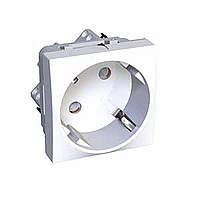 Schneider Electric. РОЗЕТКА 45 2P+E СО ШТОРКАМИ - Altira - ALB45282