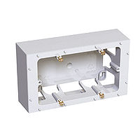 Schneider Electric. КОРОБКА ДЛЯ НАР МОНТ 2Х45 ВЫСОТА 40ММ - Altira - ALB45444