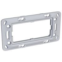 Schneider Electric. Altira - fixing frame - Italian boxes - 2 inserts 1 gang - plastic - Altira - ALB45624N
