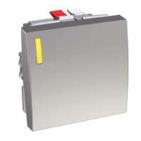 Schneider Electric. ПЕРЕКЛЮЧАТЕЛЬ С ИНДИКАЦИЕЙ 16A МЕТАЛЛИК - Altira - ALB46077