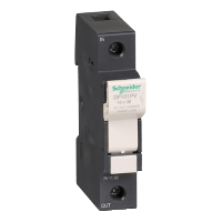 Schneider Electric. TeSyS fuse-disconnector photovoltaic - 1P - 25A - fuse size 10 x 38 mm - TeSys DF, LS1/GK1 - DF101PV