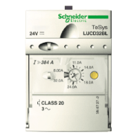 Schneider Electric. БЛОК УПРАВЛЕНИЯ УСОВЕРШ 0,15-0,6A 24В DC Класс 20 - трехфазный - TeSys LUTM - LUCDX6BL