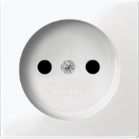 Schneider Electric. МЕХ.РОЗЕТКИ Б/ЗАЗЕМЛ.КОНТ. БЕЛЫЙ - Merten System M - MTN2002-0319