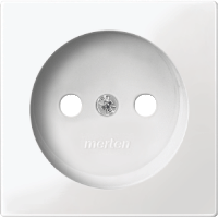 Schneider Electric. ЦЕНТ.ПЛАТА Д/МЕХ.РОЗ.Б/ЗАЗЕМ.КОНТ.БЕЛЫЙ - Merten System M - MTN2031-0319