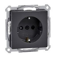Schneider Electric. МЕХ-М РОЗЕТКИ С/З С/Ш, АНТРАЦИТ - Merten System M - MTN2300-0414